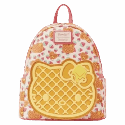 LOUNGEFLY Hello Kitty Breakfast Waffle Mini Backpack