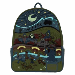LOUNGEFLY Scooby-Doo Psychedelic Monster Chase Glow Mini Backpack -Loungefly SBDBK0007 LFSCOOBYDOOPSYCHEDELICMONSTERCHASEGITDMINIBACKPACK0456GLOW