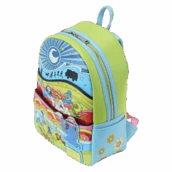 LOUNGEFLY Scooby-Doo Psychedelic Monster Chase Glow Mini Backpack -Loungefly SBDBK0007 LFSCOOBYDOOPSYCHEDELICMONSTERCHASEGITDMINIBACKPACK0458QUARTER