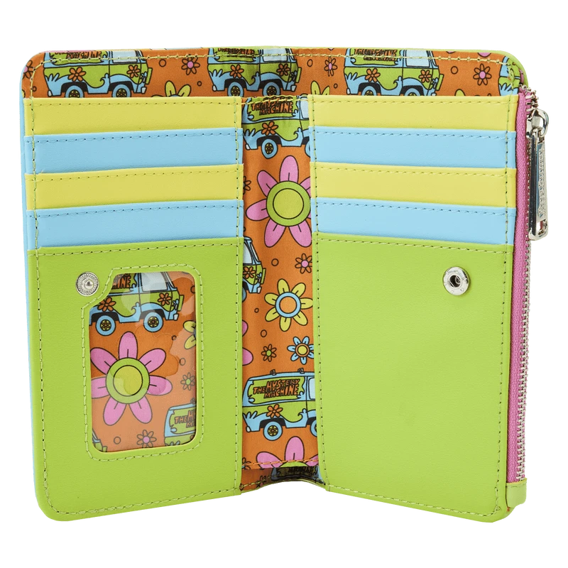 LOUNGEFLY Scooby-Doo Psychedelic Monster Chase Glow Flap Wallet 8 LOUNGEFLY Scooby-Doo Psychedelic Monster Chase Glow Flap Wallet - Image 6