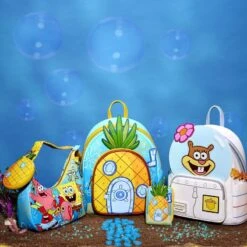 LOUNGEFLY SpongeBob SquarePants Sandy Cheeks Cosplay Mini Backpack -Loungefly SPONGEBOB SQUAREPANTS 057 1