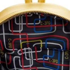 LOUNGEFLY Star Wars Celebration 2022 - C-3PO Cosplay Mini Backpack -Loungefly STBK0287 5