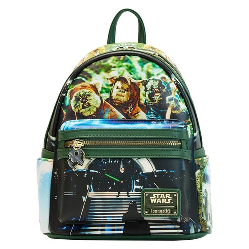 LOUNGEFLY Star Wars: Return Of The Jedi Final Frames Mini Backpack 3 LOUNGEFLY Star Wars: Return Of The Jedi Final Frames Mini Backpack