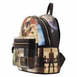 LOUNGEFLY Star Wars: Episode II – Attack Of The Clones Scene Mini Backpack 14 LOUNGEFLY Star Wars: Episode II – Attack Of The Clones Scene Mini Backpack -Loungefly STBK0385 LFSTARWARSEPISODETWOATTACKOFTHECLONESSCENEMINIBACKPACK0678SIDE