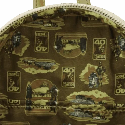 LOUNGEFLY Star Wars: Return Of The Jedi Jabba’s Palace Mini Backpack -Loungefly STBK0386 LFSTARWARSRETURNOFTHEJEDI40THANNIVERSARYJABBASPALACE0372INSIDE