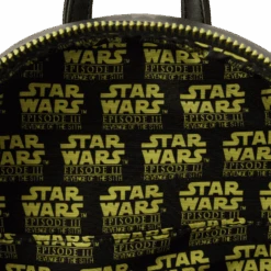 LOUNGEFLY Star Wars: Episode III Revenge Of The Sith Scene Mini Backpack -Loungefly STBK0388 LFSTARWARSEPISODETHREEREVENGEOFTHESITHSCENEMINIBACKPACK1642INSDIE