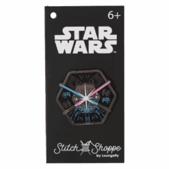 LOUNGEFLY Stitch Shoppe Dark Side Vs. Light Side Comic Book Crossbody Bag 22 LOUNGEFLY Stitch Shoppe Dark Side Vs. Light Side Comic Book Crossbody Bag -Loungefly STSSTB0001 SSSTARWARSDARKSIDEVSLIGHTSIDECOMICBOOKLIGHTUPCROSSBODY1811PINFRONT