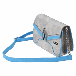 LOUNGEFLY Jango Fett Chain Strap Crossbody Bag -Loungefly STTB0234 LFSTARWARSJANGOFETTCHAINSTRAPCROSSBODYBAG0689QUARTER