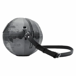 LOUNGEFLY Star Wars: Return Of The Jedi Death Star Figural Crossbody Bag 9 LOUNGEFLY Star Wars: Return Of The Jedi Death Star Figural Crossbody Bag -Loungefly STTB0235 LFSTARWARSRETURNOFTHEJEDI40THANNIVERSARYDEATHSTAR0376SIDE