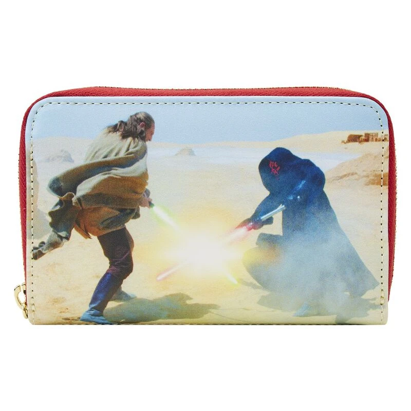 LOUNGEFLY Star Wars: The Phantom Menace Final Frames Zip Around Wallet 3 LOUNGEFLY Star Wars: The Phantom Menace Final Frames Zip Around Wallet