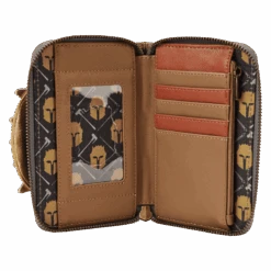 LOUNGEFLY Star Wars Celebration Armorer Cosplay Zip Around Wallet 9 LOUNGEFLY Star Wars Celebration Armorer Cosplay Zip Around Wallet -Loungefly STWA0236 LFSTARWARSTHEMANDALORIANSWCARMORERCOSPLAYWALLET0235INSIDE
