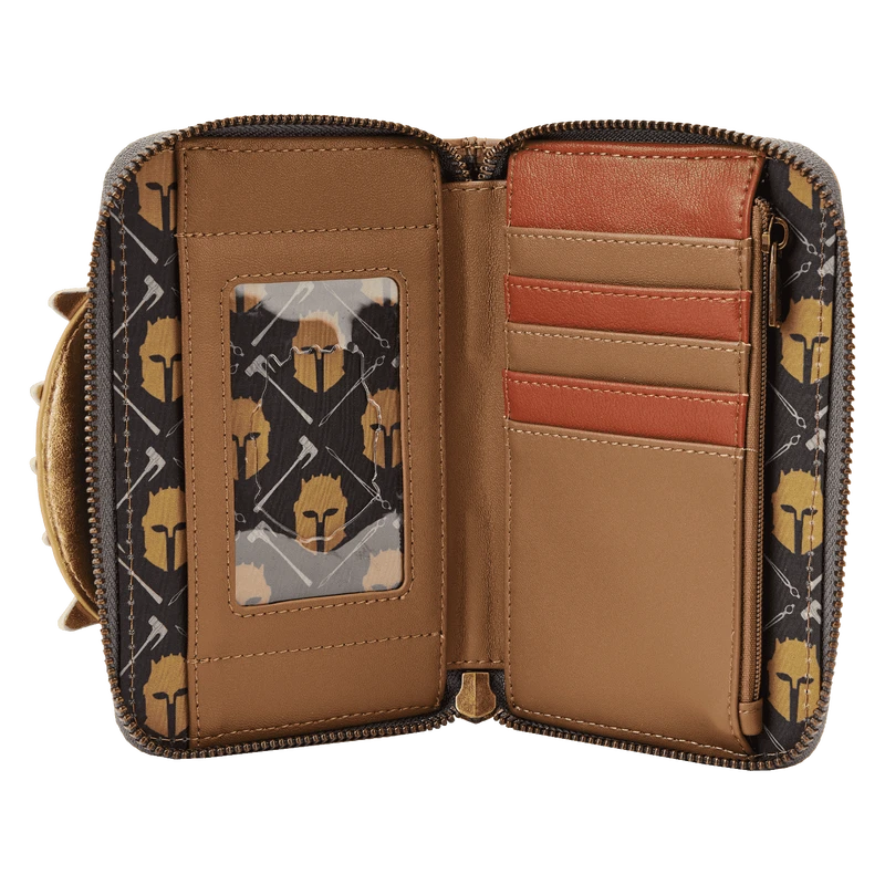 LOUNGEFLY Star Wars Celebration Armorer Cosplay Zip Around Wallet 6 LOUNGEFLY Star Wars Celebration Armorer Cosplay Zip Around Wallet - Image 4