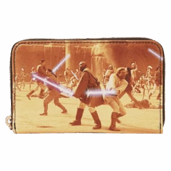 LOUNGEFLY Star Wars: Episode II – Attack Of The Clones Scene Zip Around Wallet