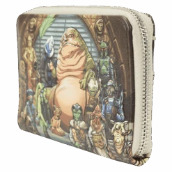 LOUNGEFLY Star Wars: Return Of The Jedi Jabba’s Palace Zip Around Wallet -Loungefly STWA0239 LFSTARWARSRETURNOFTHEJEDI40THANNIVERSARYJABBASPALACEZIPAROUNDWALLET0386SIDE