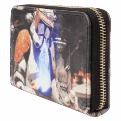 LOUNGEFLY Star Wars: Episode III Revenge Of The Sith Scene Zip Around Wallet 9 LOUNGEFLY Star Wars: Episode III Revenge Of The Sith Scene Zip Around Wallet -Loungefly STWA0241 LFSTARWARSEPISODETHREEREVENGEOFTHESITHSCENEZIPAROUNDWALLET1645SIDE