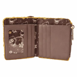 LOUNGEFLY Star Wars Plush Wicket Bifold Wallet -Loungefly STWA0246 LFSTARWARSPLUSHWICKETBIFOLDWALLET1830INSIDE20c