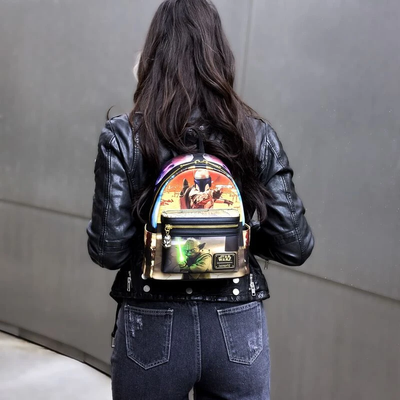 LOUNGEFLY Star Wars: Episode II – Attack Of The Clones Scene Mini Backpack 4 LOUNGEFLY Star Wars: Episode II – Attack Of The Clones Scene Mini Backpack - Image 2