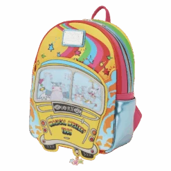 LOUNGEFLY The Beatles Magical Mystery Tour Bus Lenticular Mini Backpack -Loungefly TBLBK0008 LFTHEBEATLESMAGICALMYSTERYTOURBUSMINIBACKPACK0424LENTICULAR