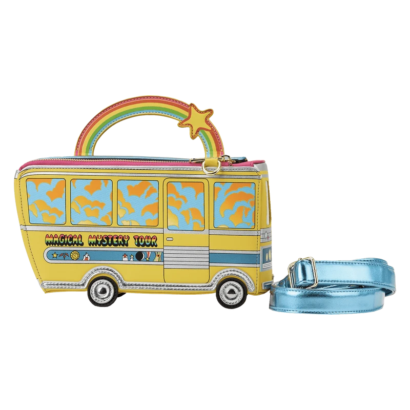LOUNGEFLY The Beatles Magical Mystery Tour Bus Crossbody Bag 3 LOUNGEFLY The Beatles Magical Mystery Tour Bus Crossbody Bag