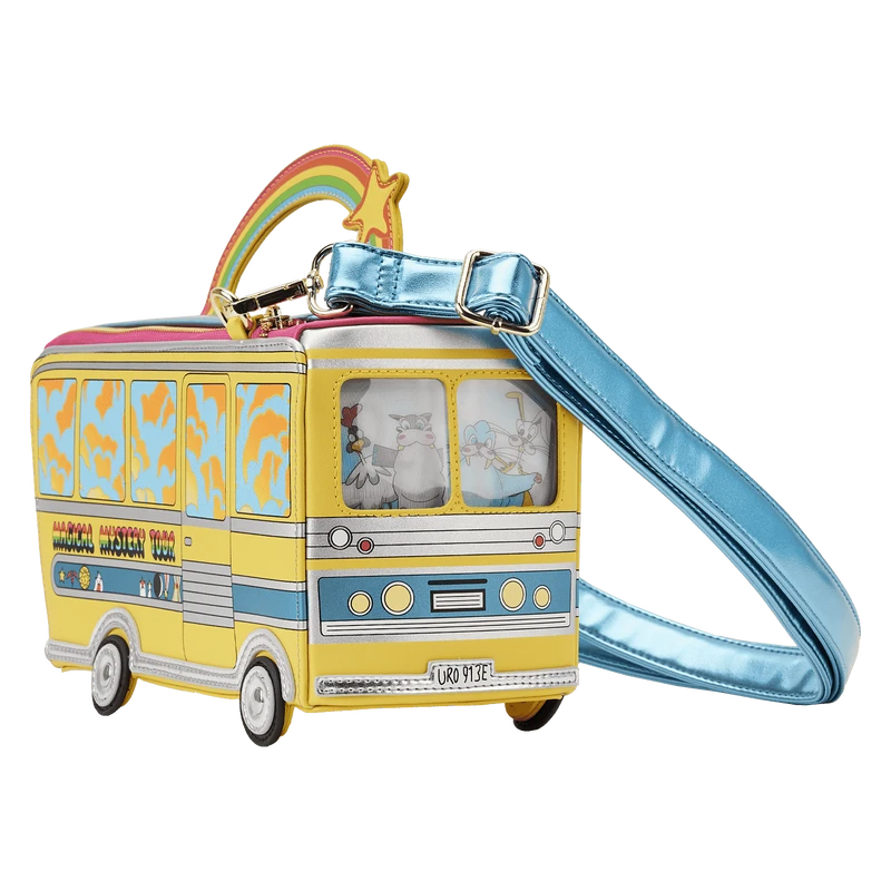 LOUNGEFLY The Beatles Magical Mystery Tour Bus Crossbody Bag 5 LOUNGEFLY The Beatles Magical Mystery Tour Bus Crossbody Bag - Image 3