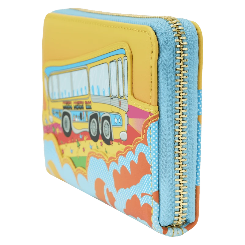 LOUNGEFLY The Beatles Magical Mystery Tour Bus Zip Around Wallet 5 LOUNGEFLY The Beatles Magical Mystery Tour Bus Zip Around Wallet - Image 3