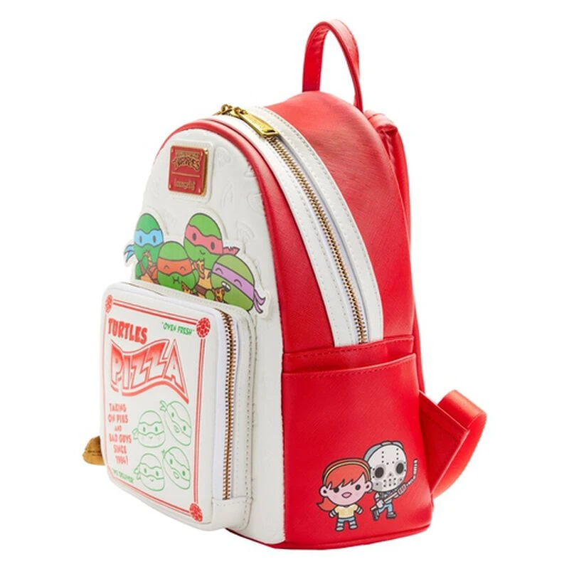 LOUNGEFLY Exclusive - Teenage Mutant Ninja Turtles Pizza Box Mini Backpack 5 LOUNGEFLY Exclusive - Teenage Mutant Ninja Turtles Pizza Box Mini Backpack - Image 3