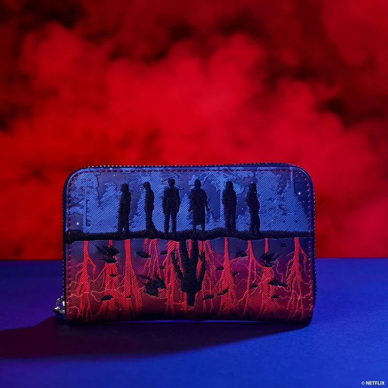 LOUNGEFLY Stranger Things Upside Down Shadows Zip-Around Wallet 4 LOUNGEFLY Stranger Things Upside Down Shadows Zip-Around Wallet - Image 2