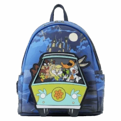 Loungefly 13 LOUNGEFLY Warner Brothers 100th Anniversary Looney Tunes & Scooby Mashup Mini Backpack
