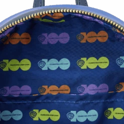 LOUNGEFLY Warner Brothers 100th Anniversary Looney Tunes & Scooby Mashup Mini Backpack -Loungefly WBBK0015 LFWB100THANNIVERSARYLOONEYTUNESSCOOBYMASHUPMINIBACKPACK1028INSIDE