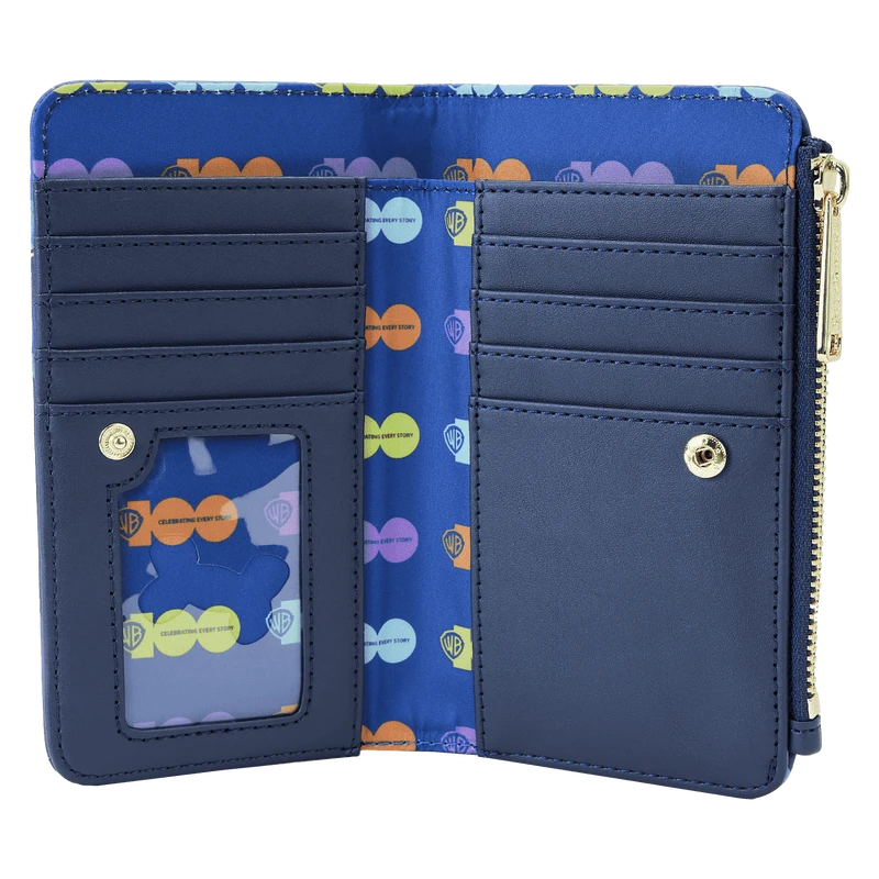 LOUNGEFLY Warner Brothers 100th Anniversary Looney Tunes & Scooby Mashup Flap Wallet 8 LOUNGEFLY Warner Brothers 100th Anniversary Looney Tunes & Scooby Mashup Flap Wallet - Image 6