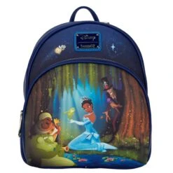 LOUNGEFLY The Princess And The Frog Bayou Scene Light Up Mini Backpack