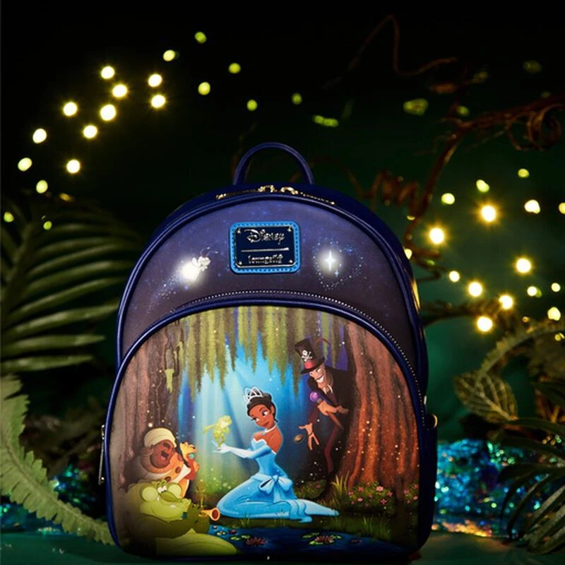 LOUNGEFLY The Princess And The Frog Bayou Scene Light Up Mini Backpack 4 LOUNGEFLY The Princess And The Frog Bayou Scene Light Up Mini Backpack - Image 2