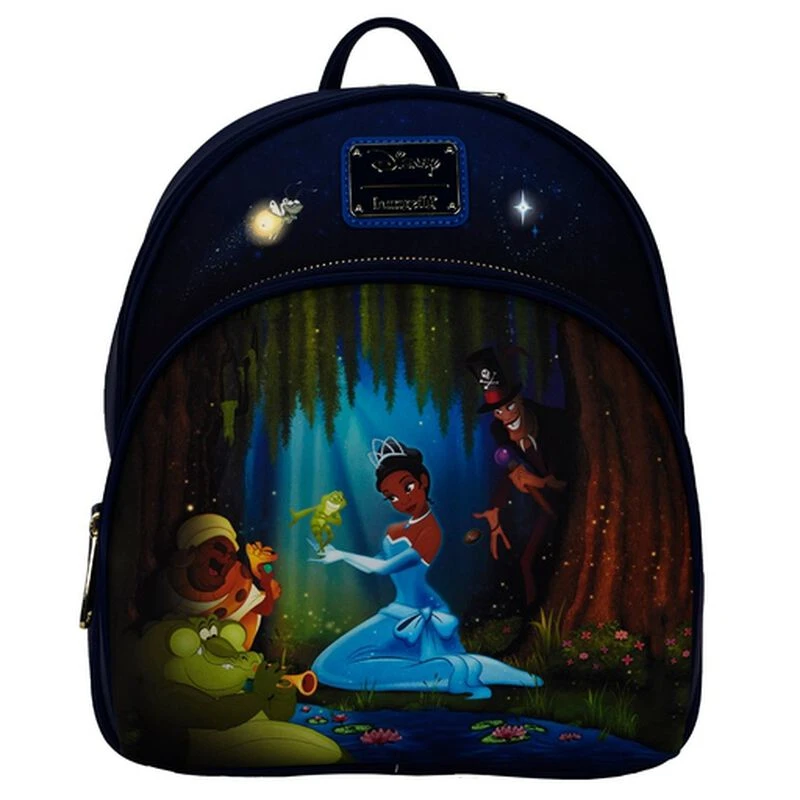 LOUNGEFLY The Princess And The Frog Bayou Scene Light Up Mini Backpack 5 LOUNGEFLY The Princess And The Frog Bayou Scene Light Up Mini Backpack - Image 3