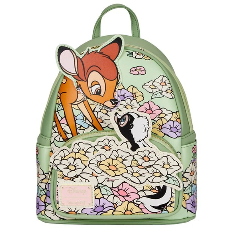 LOUNGEFLY Exclusive - Bambi And Flower Springtime Mini Backpack 3 LOUNGEFLY Exclusive - Bambi And Flower Springtime Mini Backpack