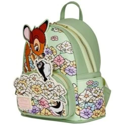 LOUNGEFLY Exclusive - Bambi And Flower Springtime Mini Backpack 12 LOUNGEFLY Exclusive - Bambi And Flower Springtime Mini Backpack -Loungefly WDBK2072 3