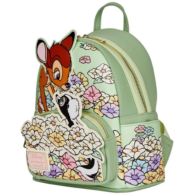 LOUNGEFLY Exclusive - Bambi And Flower Springtime Mini Backpack 5 LOUNGEFLY Exclusive - Bambi And Flower Springtime Mini Backpack - Image 3