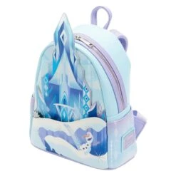 LOUNGEFLY Frozen Princess Elsa Castle Mini Backpack -Loungefly WDBK2226 3