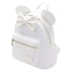 LOUNGEFLY Minnie Mouse Sequin Wedding Mini Backpack 12 LOUNGEFLY Minnie Mouse Sequin Wedding Mini Backpack -Loungefly WDBK2341 4
