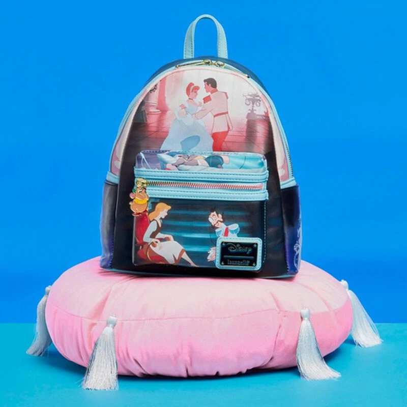 LOUNGEFLY Cinderella Princess Scenes Mini Backpack 4 LOUNGEFLY Cinderella Princess Scenes Mini Backpack - Image 2