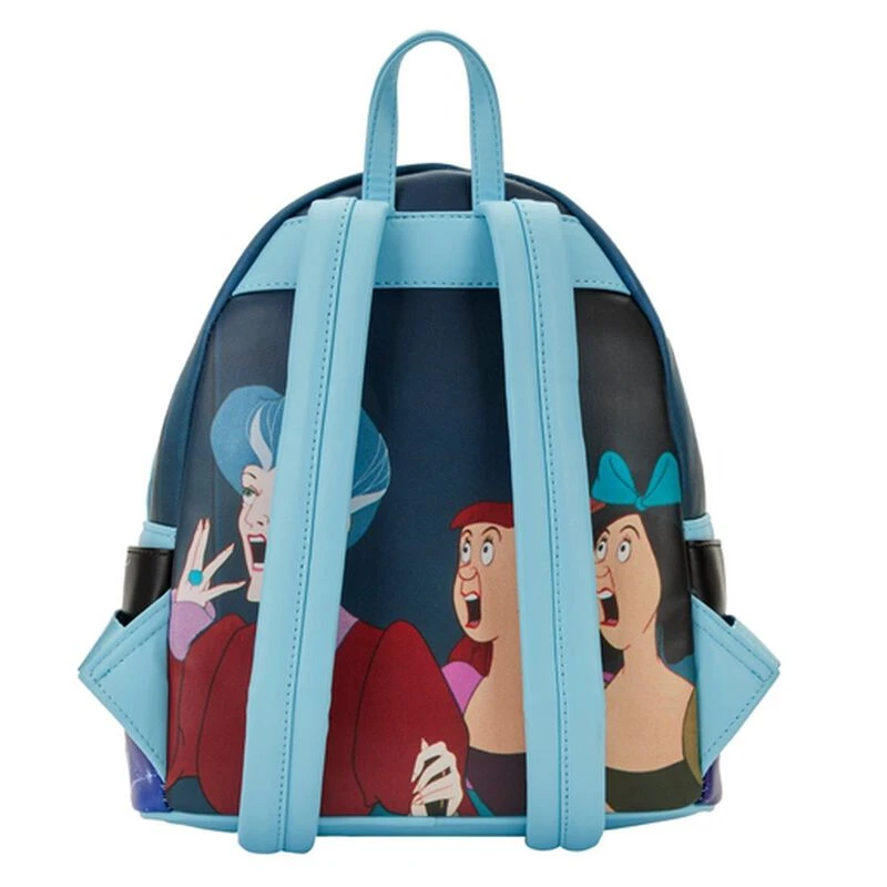 LOUNGEFLY Cinderella Princess Scenes Mini Backpack 6 LOUNGEFLY Cinderella Princess Scenes Mini Backpack - Image 4