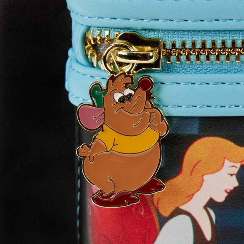 LOUNGEFLY Cinderella Princess Scenes Mini Backpack 8 LOUNGEFLY Cinderella Princess Scenes Mini Backpack - Image 6