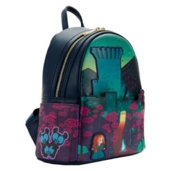 LOUNGEFLY Brave Princess Merida Castle Mini Backpack -Loungefly WDBK2369 4