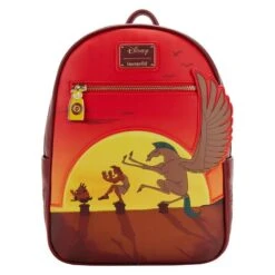 LOUNGEFLY Hercules 25th Anniversary Sunset Mini Backpack
