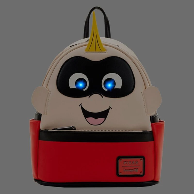 LOUNGEFLY D23 Exclusive - The Incredibles Jack-Jack Light Up Cosplay Mini Backpack 4 LOUNGEFLY D23 Exclusive - The Incredibles Jack-Jack Light Up Cosplay Mini Backpack - Image 2