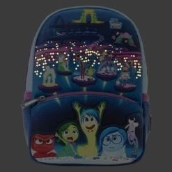 LOUNGEFLY Inside Out Control Panel Glow Mini Backpack -Loungefly WDBK2620 2