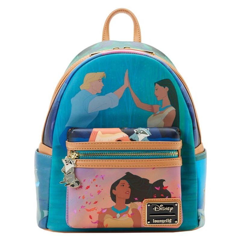 LOUNGEFLY Pocahontas Princess Scene Mini Backpack 3 LOUNGEFLY Pocahontas Princess Scene Mini Backpack