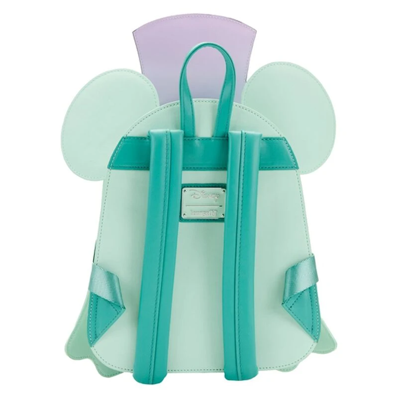 LOUNGEFLY Exclusive - Pastel Ghost Mickey Mouse Glow-in-the-Dark Mini Backpack 6 LOUNGEFLY Exclusive - Pastel Ghost Mickey Mouse Glow-in-the-Dark Mini Backpack - Image 4