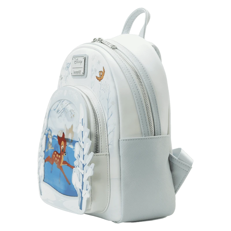 LOUNGEFLY Limited Edition Bundle Exclusive - Bambi On Ice Lenticular Mini Backpack And Pop! Bambi (Flocked) 7 LOUNGEFLY Limited Edition Bundle Exclusive - Bambi On Ice Lenticular Mini Backpack And Pop! Bambi (Flocked) - Image 5