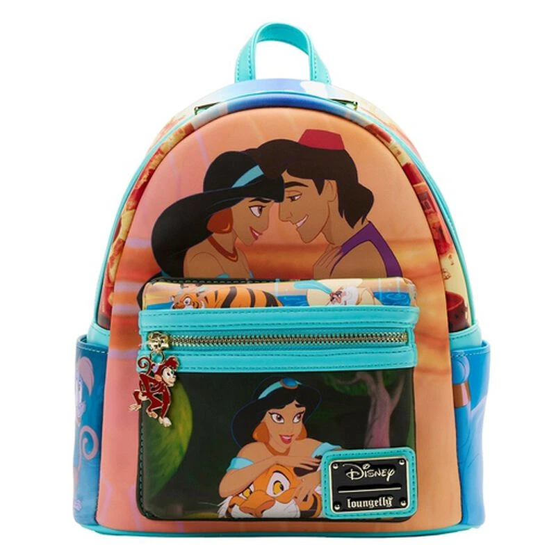 LOUNGEFLY Aladdin Princess Scenes Mini Backpack 3 LOUNGEFLY Aladdin Princess Scenes Mini Backpack