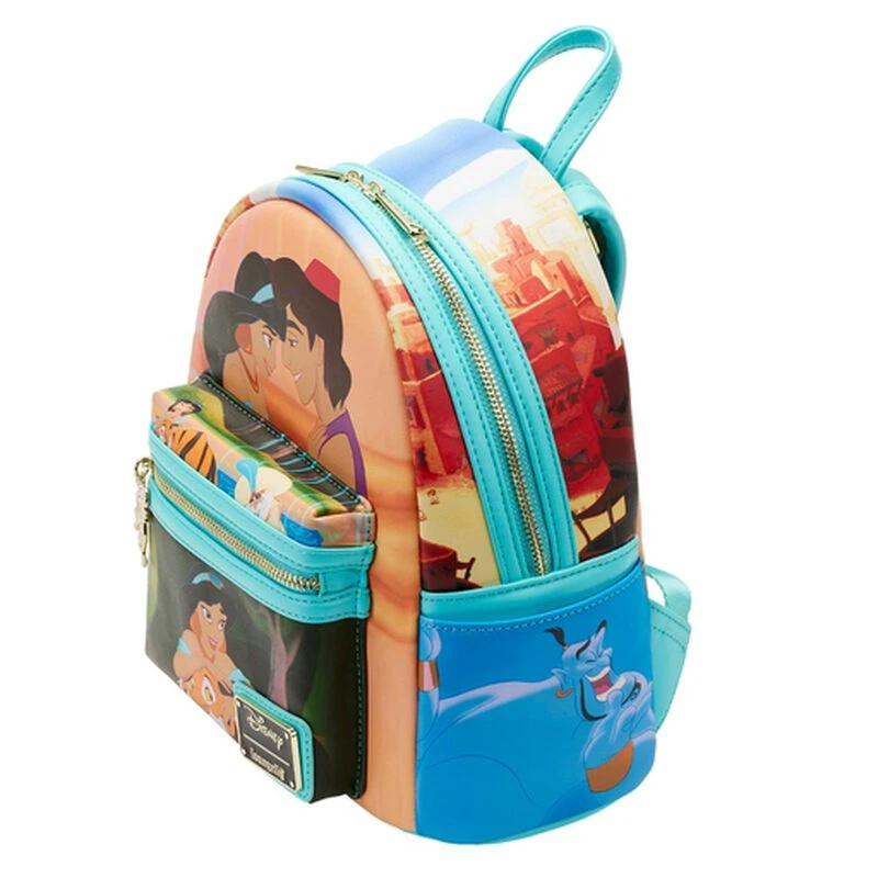 LOUNGEFLY Aladdin Princess Scenes Mini Backpack 5 LOUNGEFLY Aladdin Princess Scenes Mini Backpack - Image 3